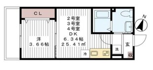 ピース八潮の物件間取画像